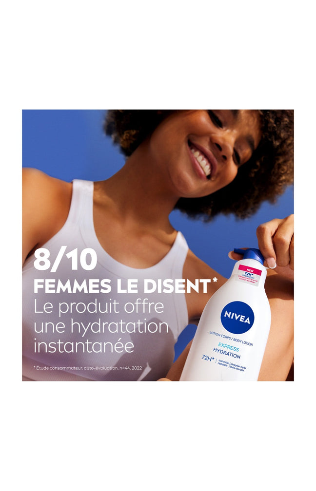 Laits corps hydratants - Hydratation Express - Minéraux marins - Peaux sèches - 2 x 250 ml
