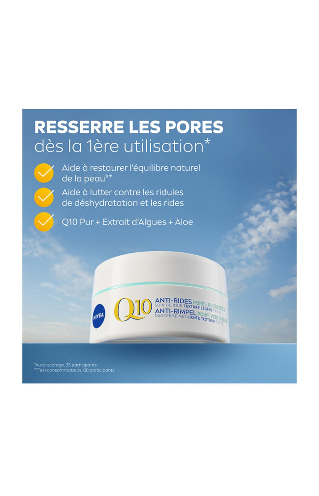 Crème raffermissante SPF15 - Q10 Power - Aloe vera - Peaux mixtes à grasses - Jour - 50 ml