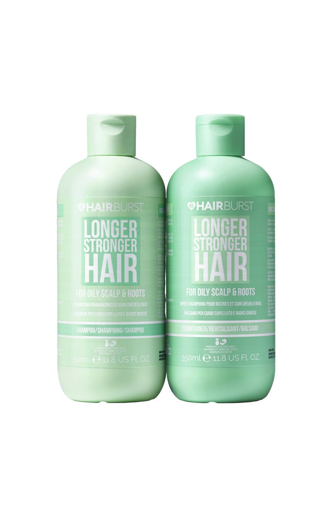 Shampoing & après-shampoing revitalisants & hydratants - Ananas & noix de coco - Cheveux gras - 2 x 350 ml