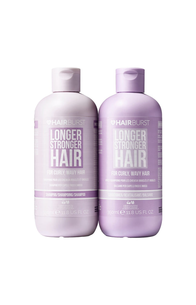 Shampoing & après-shampoing hydratants - Cerise & amande - Cheveux ondulés & bouclés - 2 x 350 ml