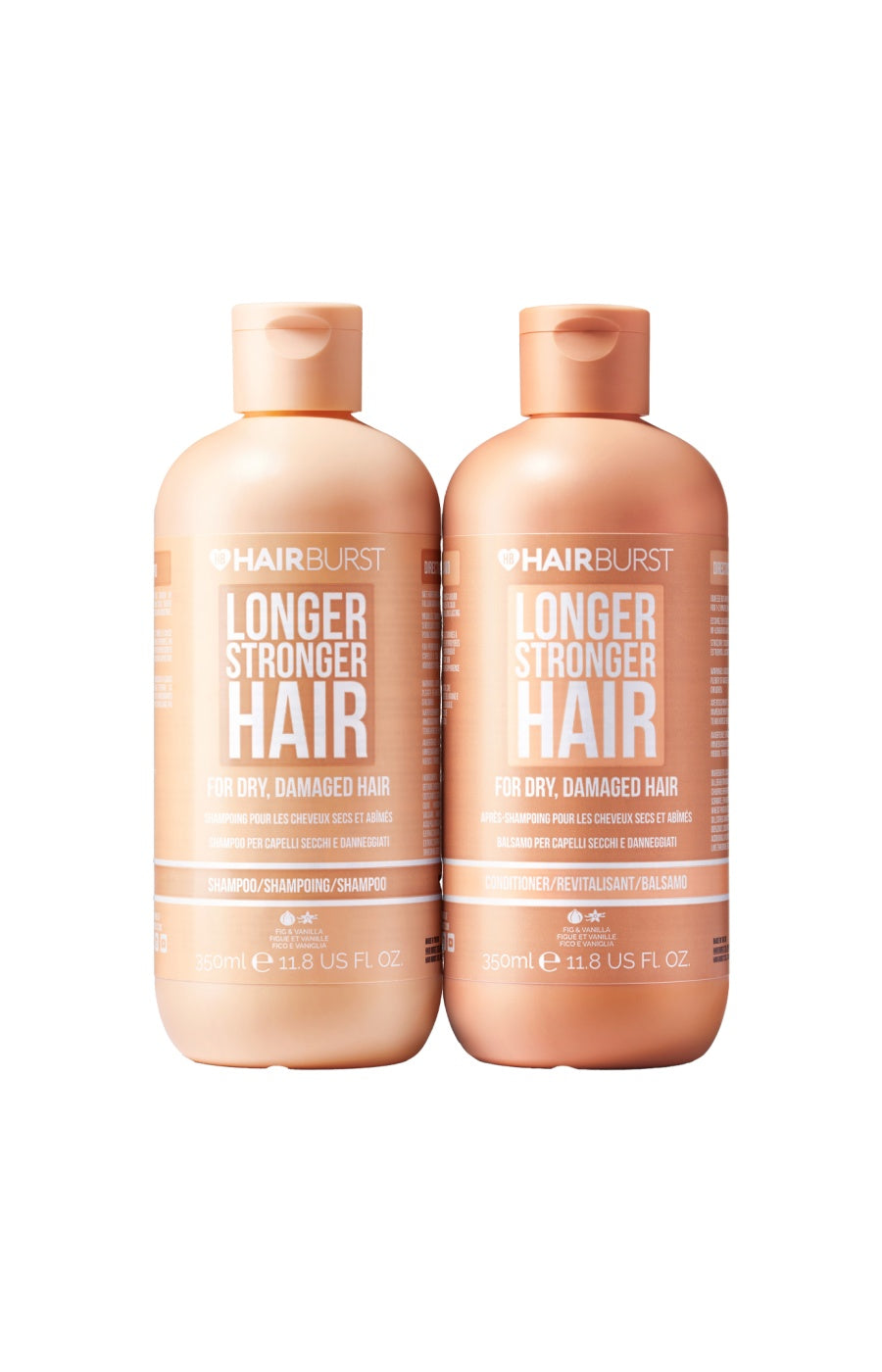 Shampoing & après-shampoing protecteurs - Figue & vanille - Cheveux secs & abîmés - 2 x 350 ml