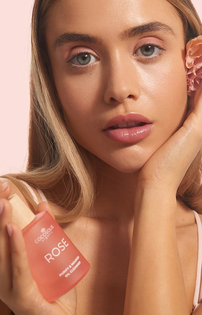 Huile démaquillante à la rose - Visage - 50 ml