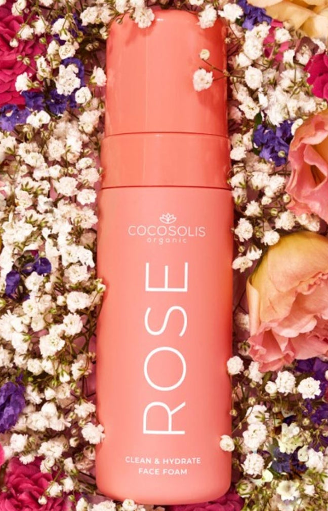 Mousse nettoyante hydratante à la rose - Visage - 150 ml