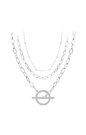 Colliers - Acier inoxydable & cristaux