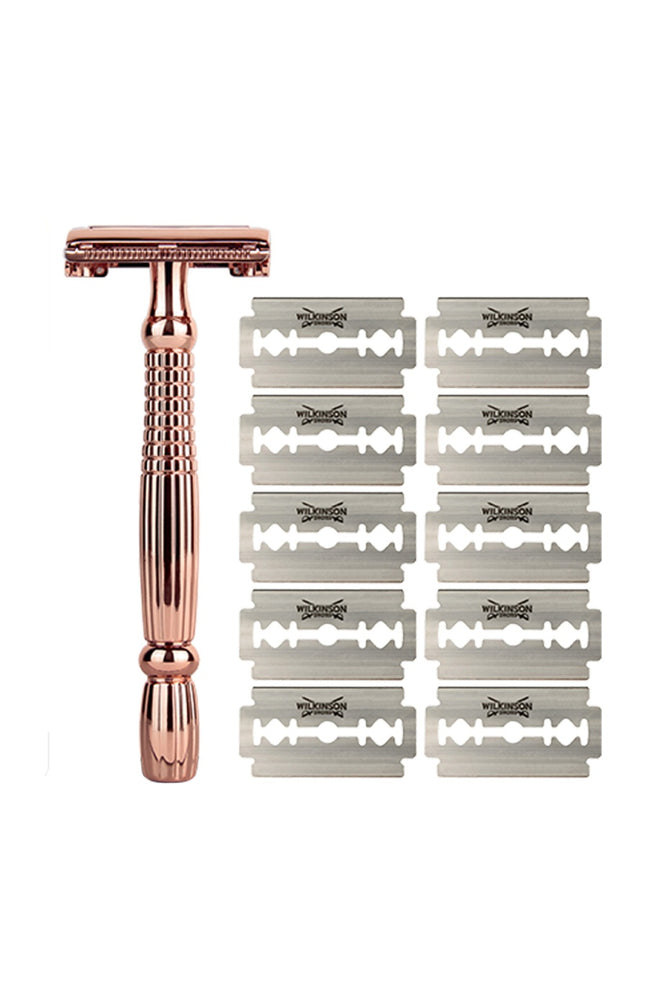 Rasoir - Intuition Rose Gold + 10 lames