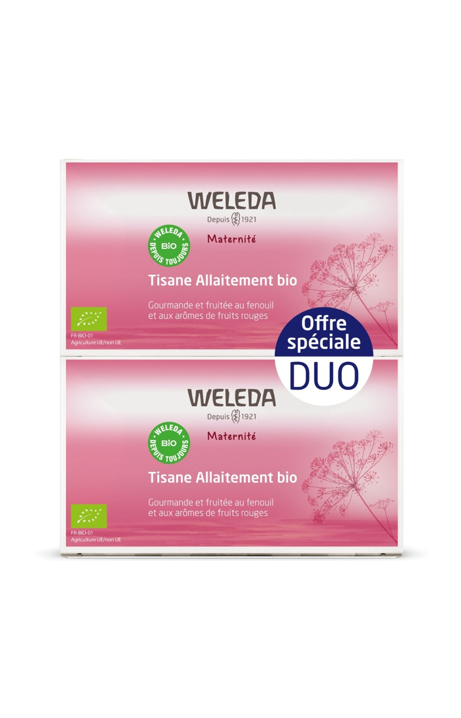 Tisanes allaitement bio - Fruits rouges - 2 x 20 sachets