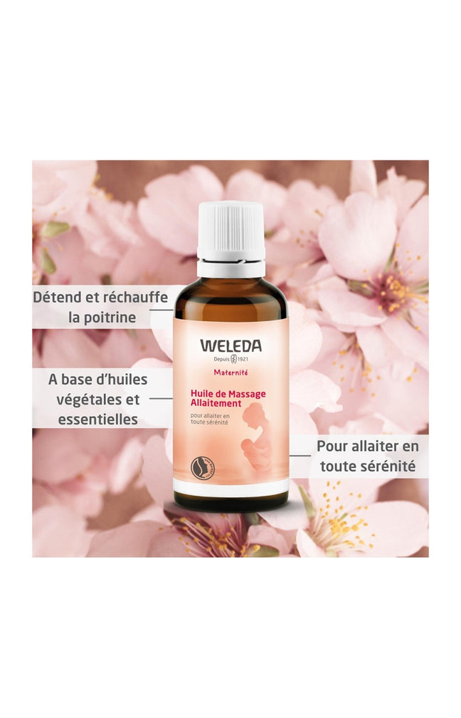 Huile de massage pour allaitement - Fenouil & cumin - 50 ml