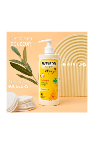 Liniment 3-en-1 bio - Calendula - Bébé - 400 ml