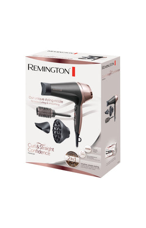Sèche-cheveux - Curl & Straight Confidence - 2200 W - Noir