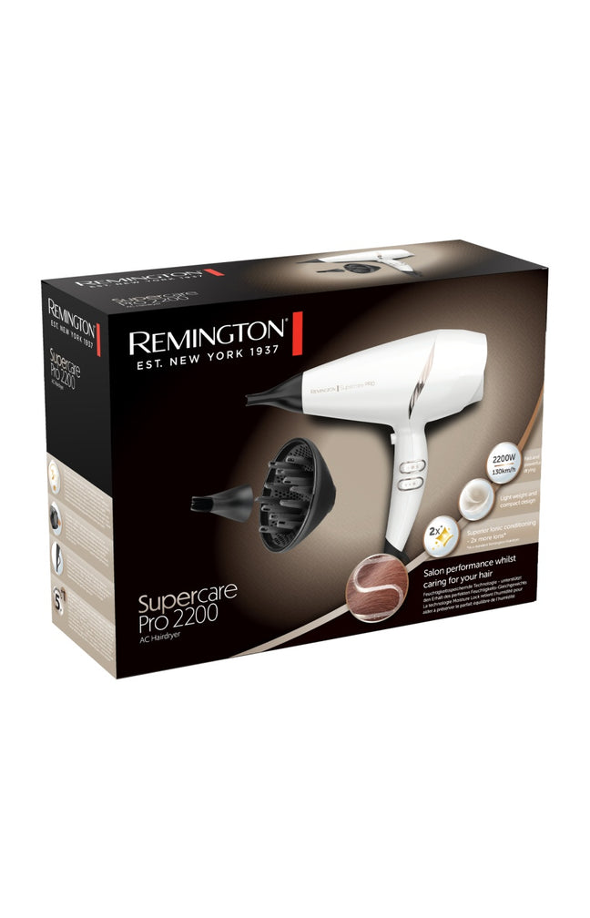 Sèche-cheveux - Supercare Pro - 2200 W - Blanc