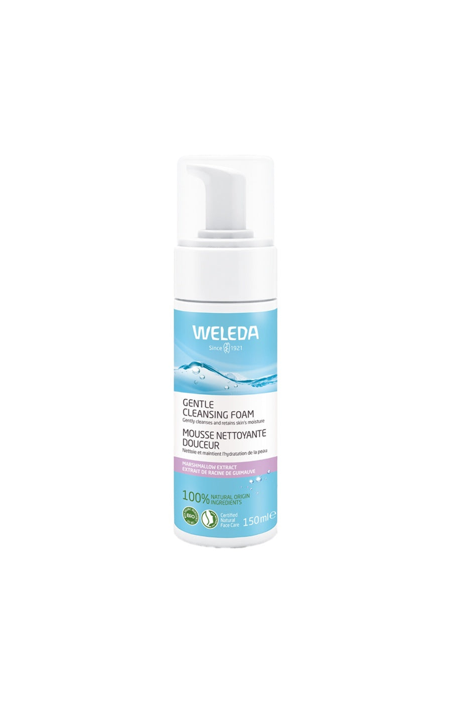 Mousse nettoyante bio - Hamamélis - Visage