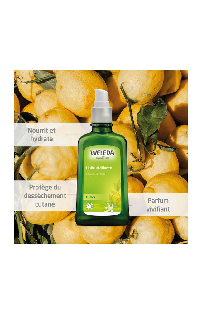 Huile vivifiante - Citrus - Peaux sèches - 100 ml