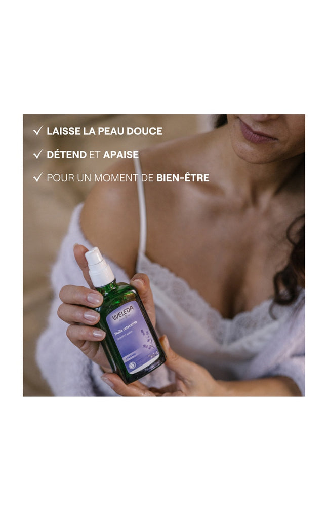 Huile relaxante - Lavande - Corps - 100 ml