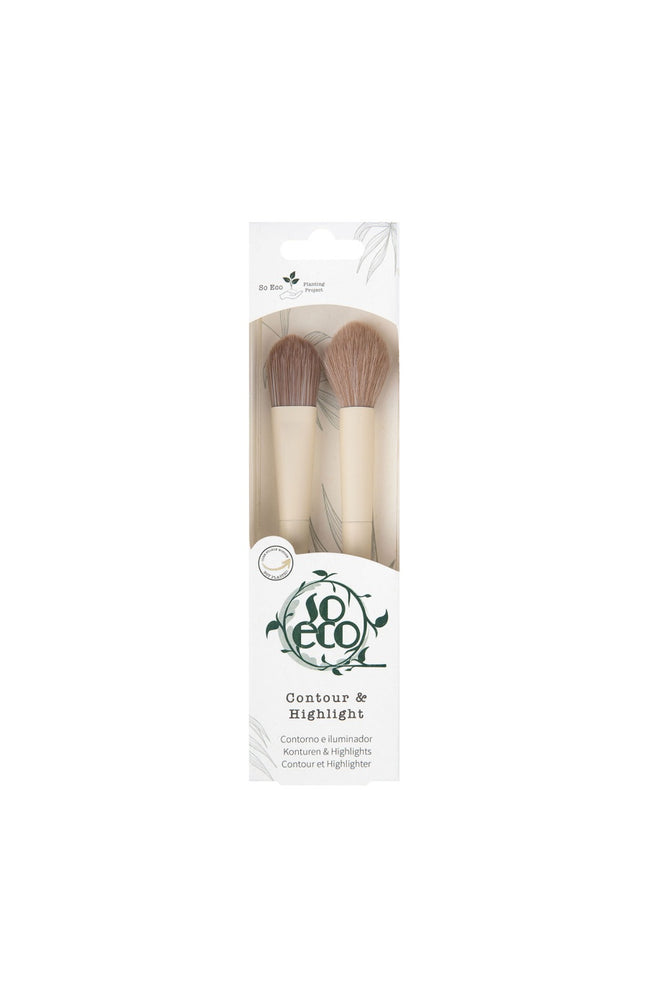 Kit 2 pinceaux - application contour & highlighter