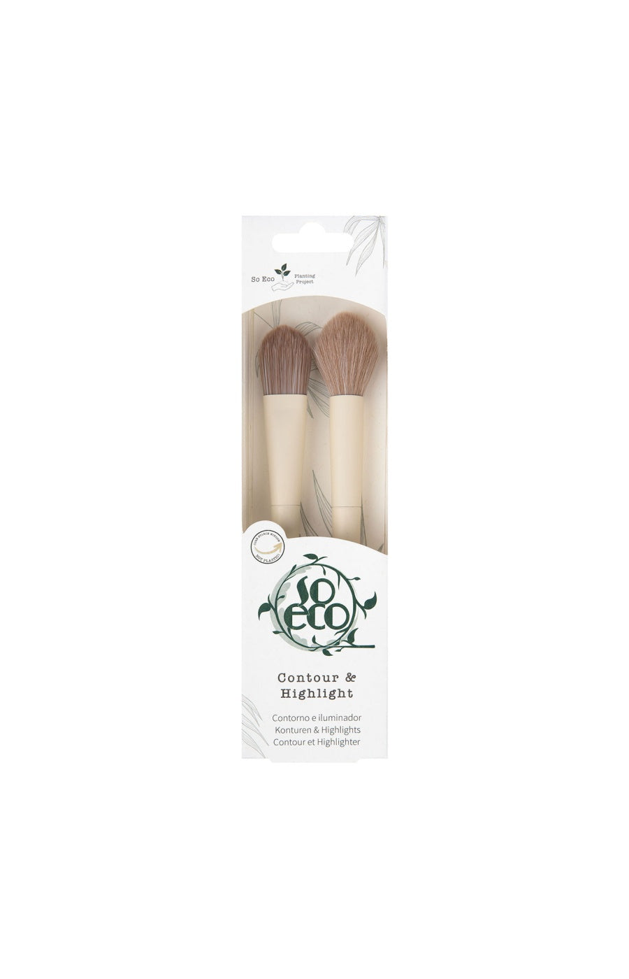 Kit 2 pinceaux - application contour & highlighter