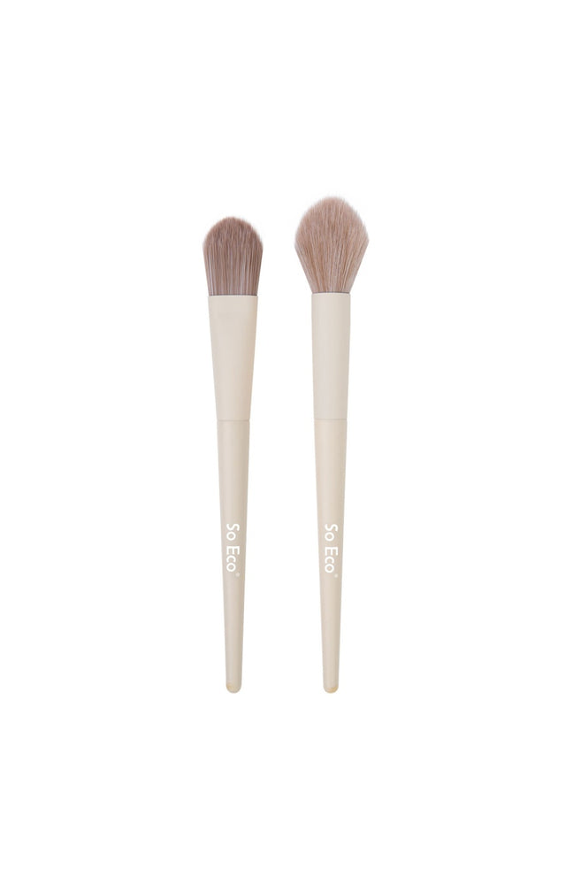 Kit 2 pinceaux - application contour & highlighter