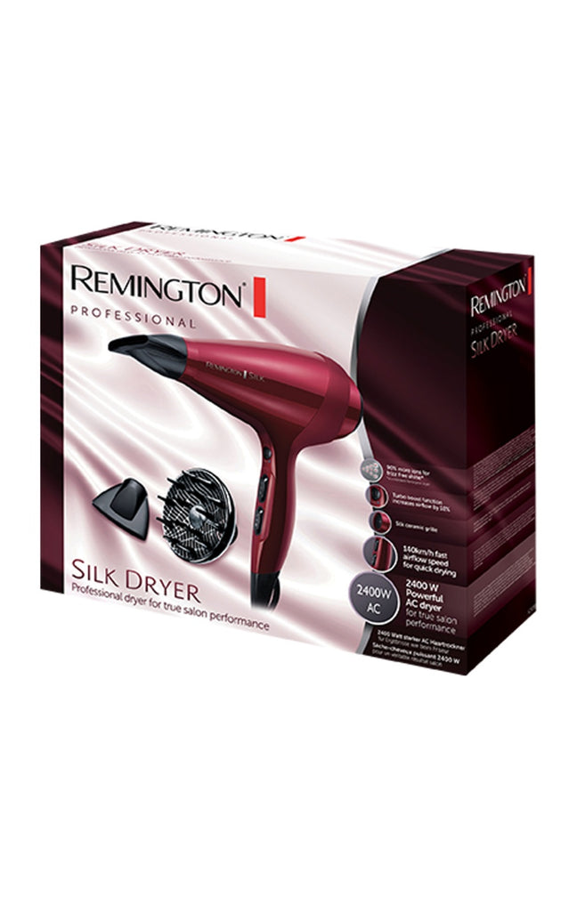 Sèche-cheveux - Silk Dryer - 2400W - Noir & rouge