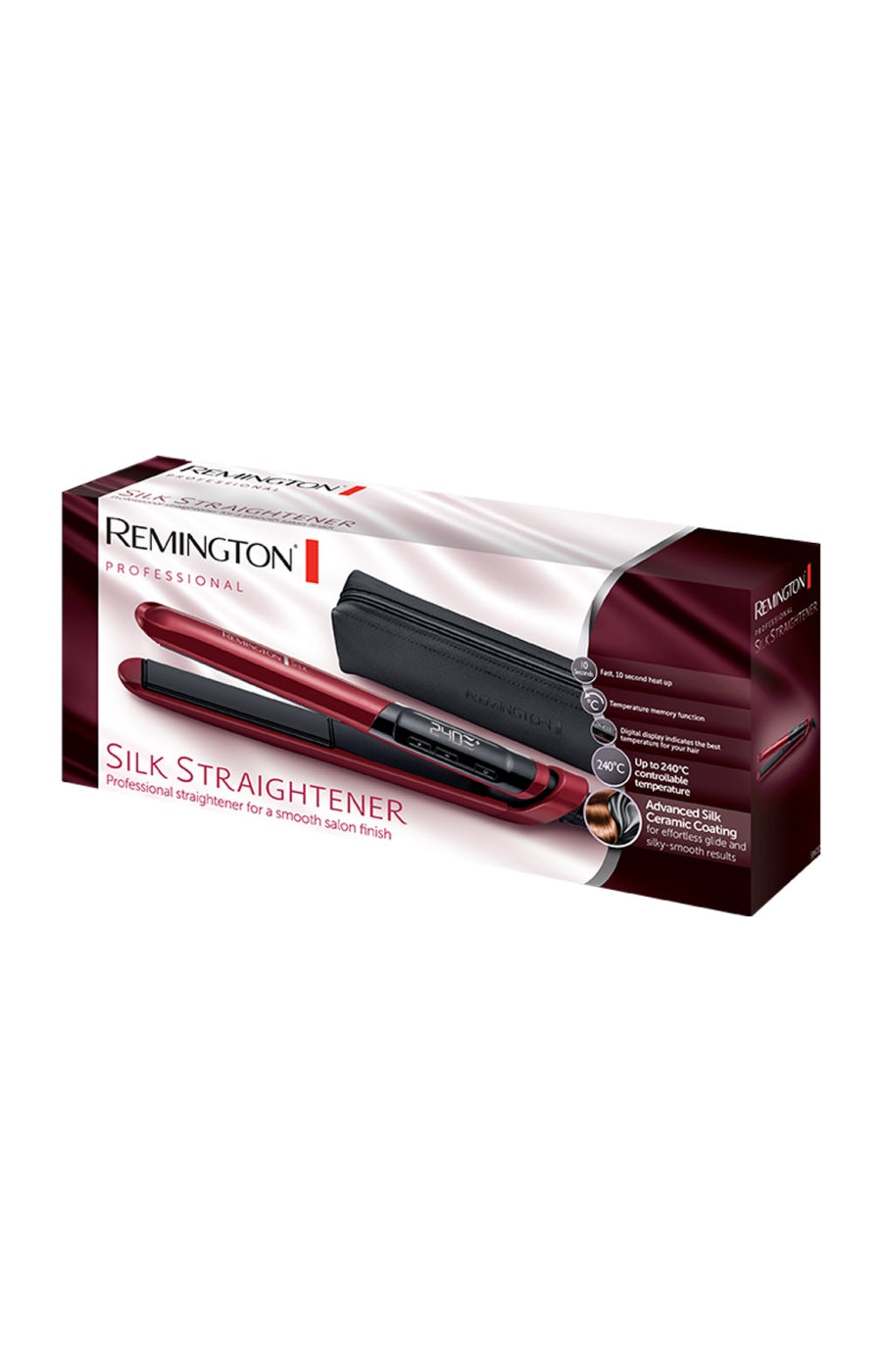 Lisseur - Pro Silk - 235°C - Rouge