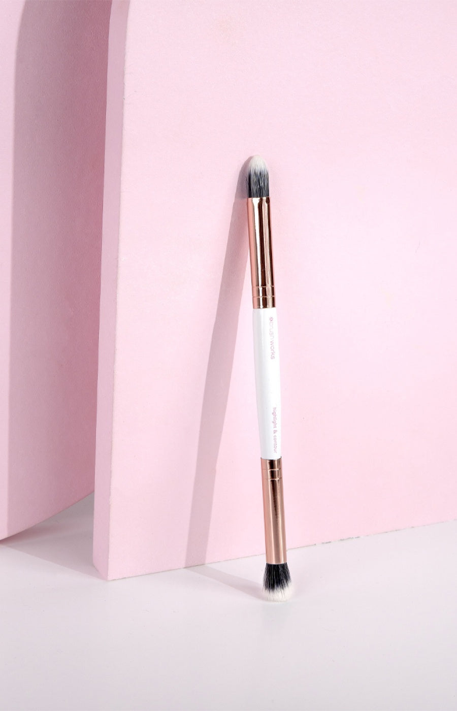 Pinceau contouring & highlighter - White & Gold - Teint