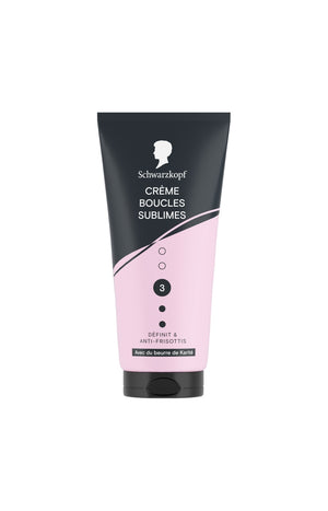 Crème anti-frisottis - Boucles Sublimes - Beurre de karité - Cheveux bouclés - 150 ml