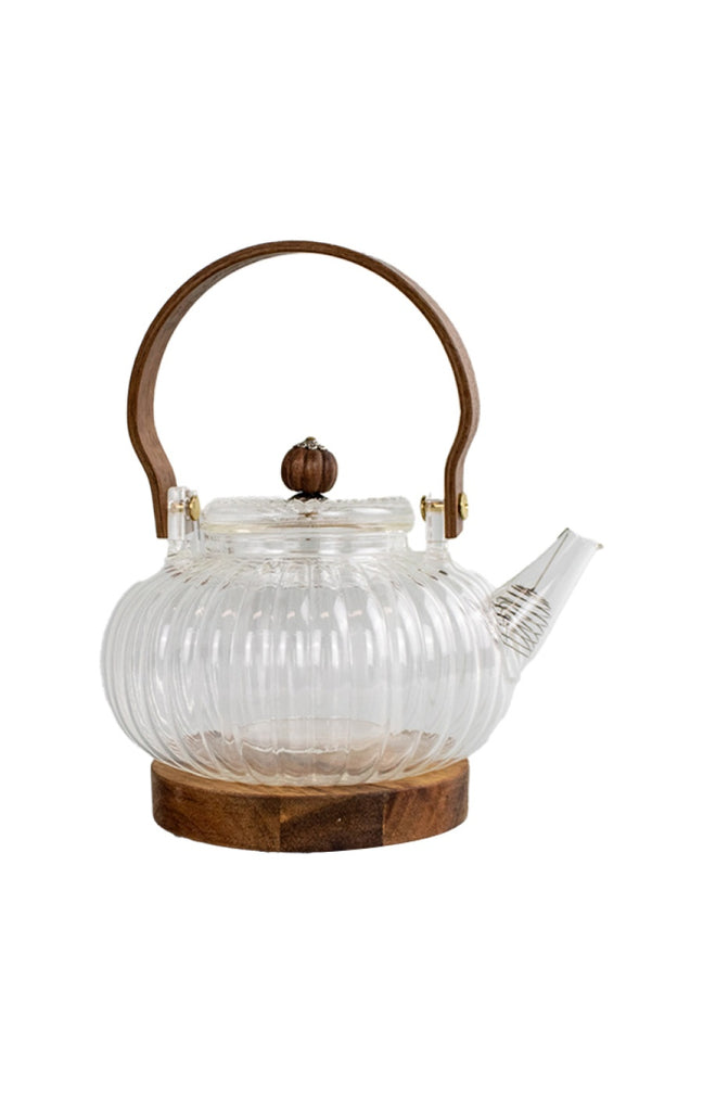 Théière en verre & bois - Josephine - 700 ml