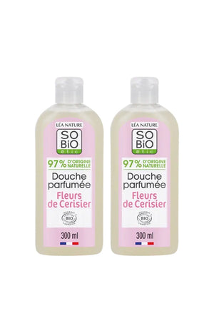Gels douche bio - Fleurs de Cerisier - Corps - 2 x 300 ml