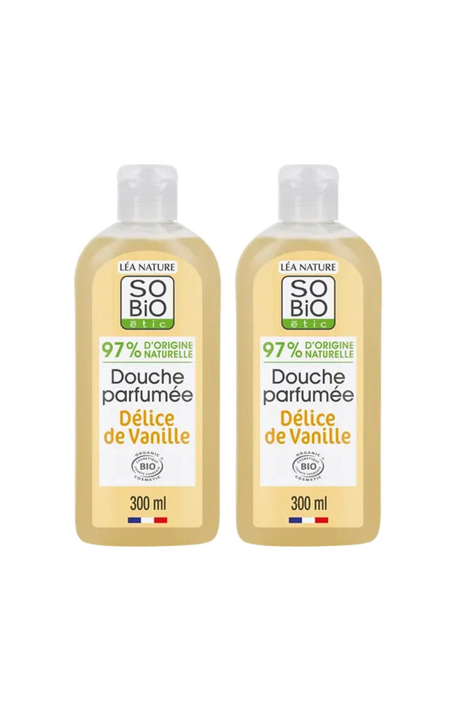 Gels douche bio - Vanille - Corps - 2 x 300 ml