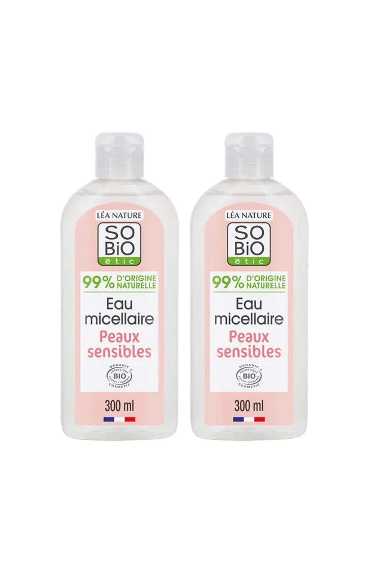 Eaux micellaires - Peaux sensibles - Camomille bio - Visage - 2 x 300 ml
