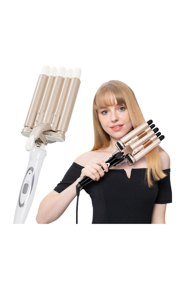 Lisseur "wavy" à 5 tubes - Blanc