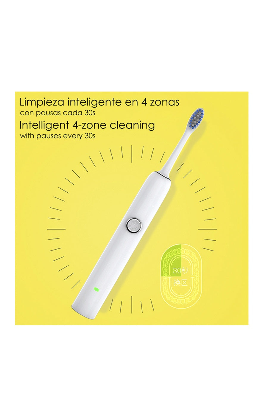 Brosse à dents électrique - Blanc