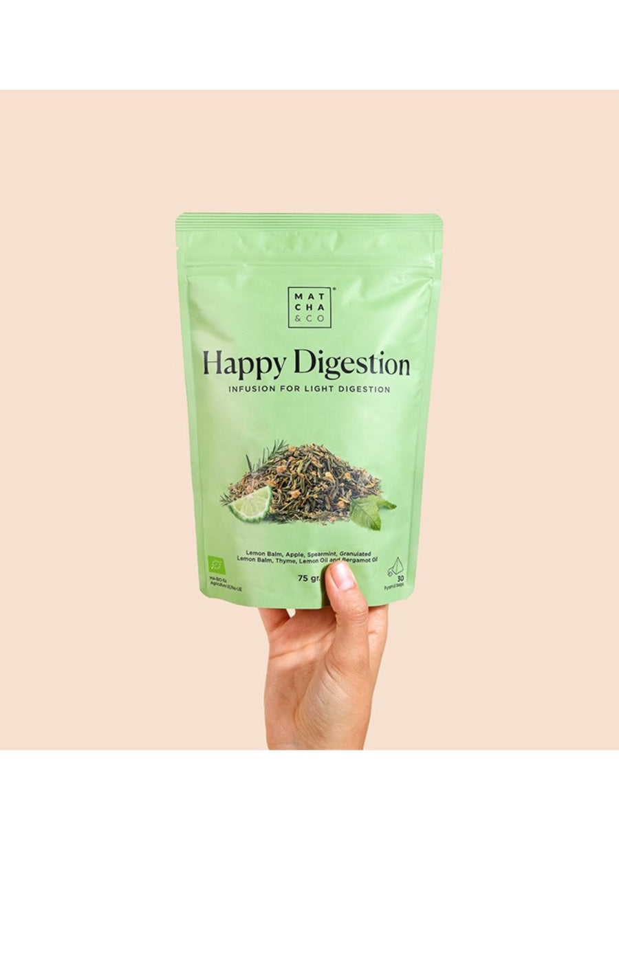 Infusion - Happy Digestion - Pomme & menthe verte - 30 sachets