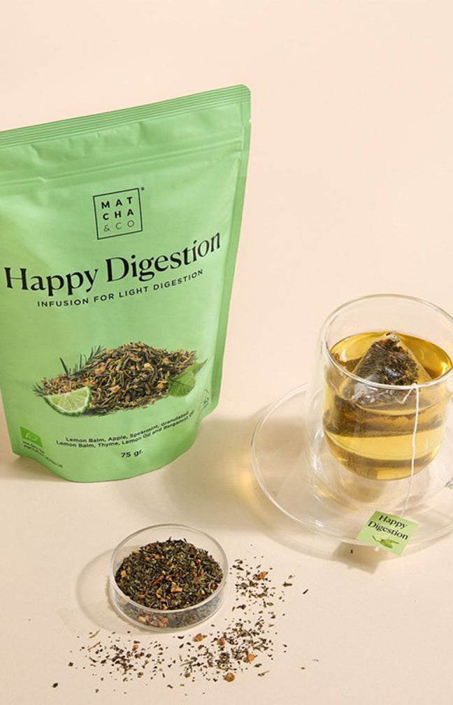Infusion - Happy Digestion - Pomme & menthe verte - 30 sachets