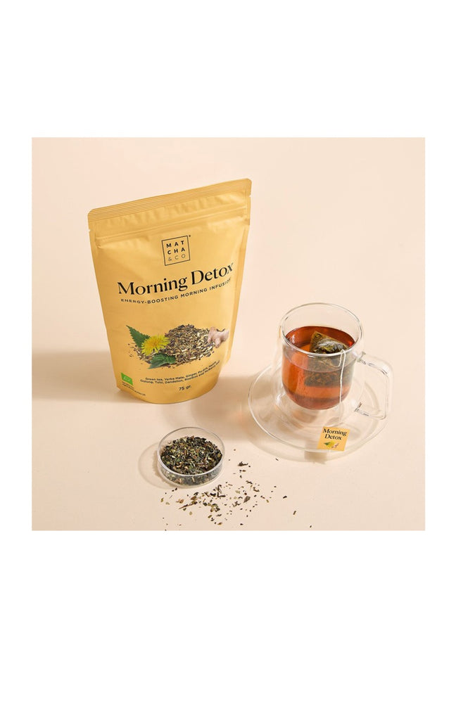 Infusion - Morning Detox - Thé vert & gingembre - 30 sachets