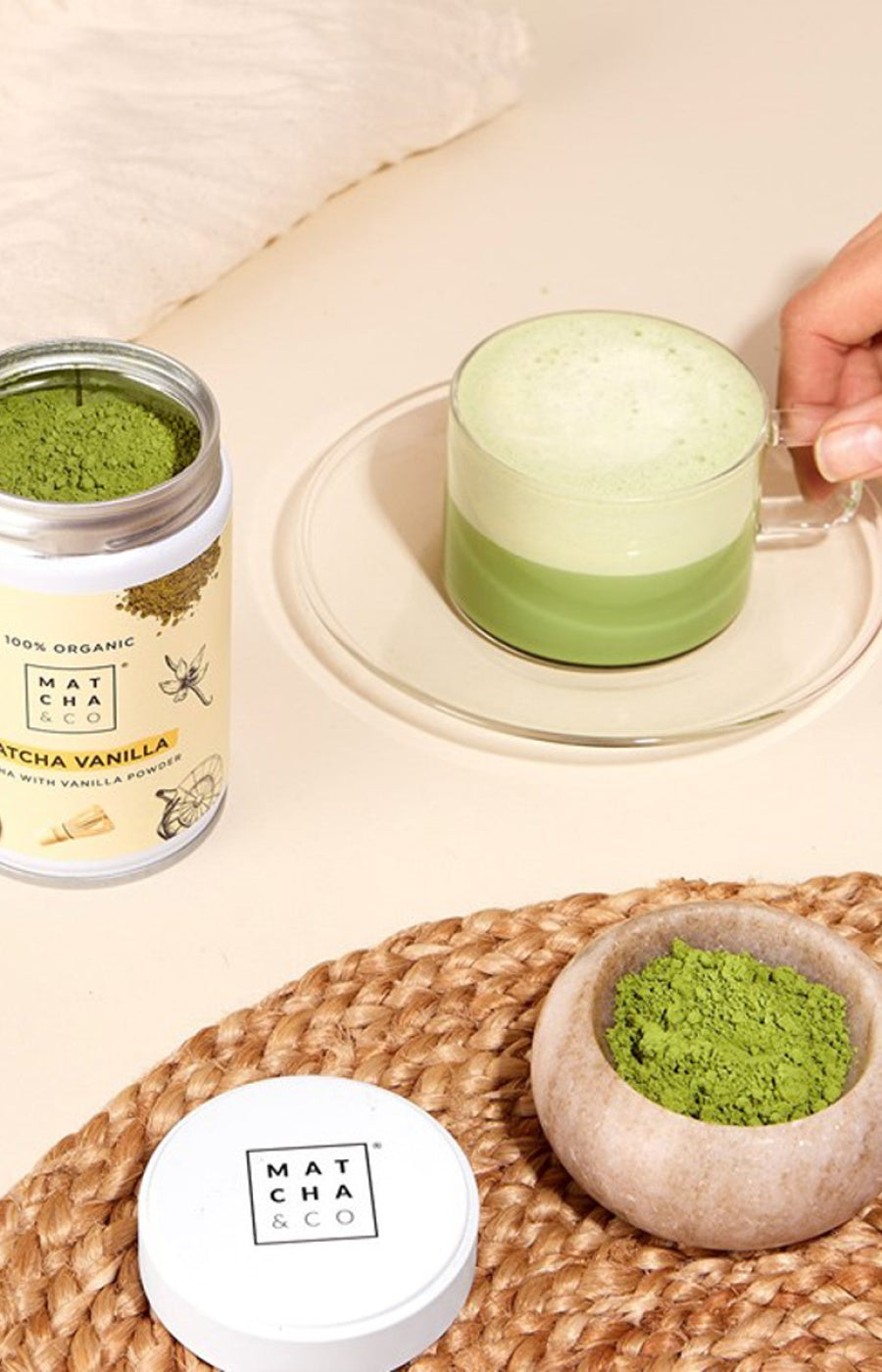 Thé Matcha bio - Vanille - 80 g