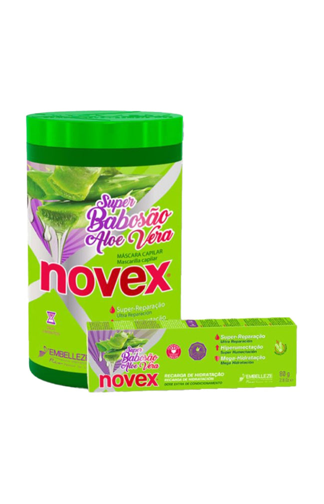 Coffret masque & recharge - Aloe vera - Cheveux fragilisés - 2 produits