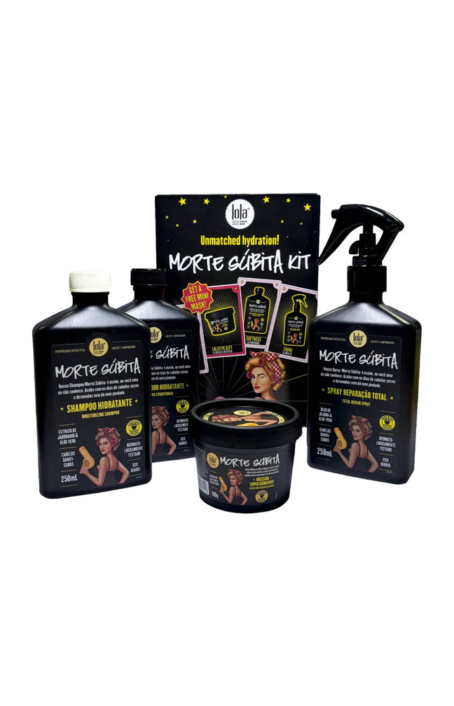 Coffret hydratant - Cheveux secs - 4 produits