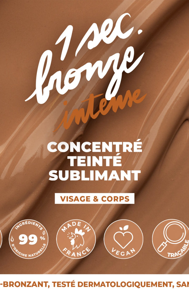 Concentré teinté sublimant bio - Cacao - Visage & corps - 100 ml