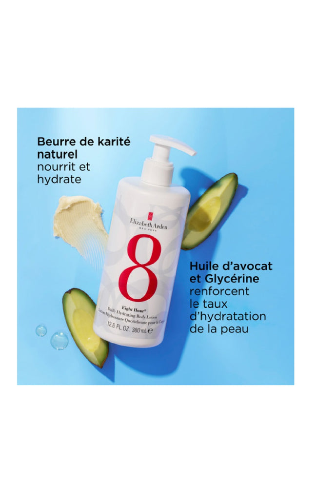 Lotion hydratante - Eight Hour - Beurre de karité & huile d'avocat - Corps - 380 ml