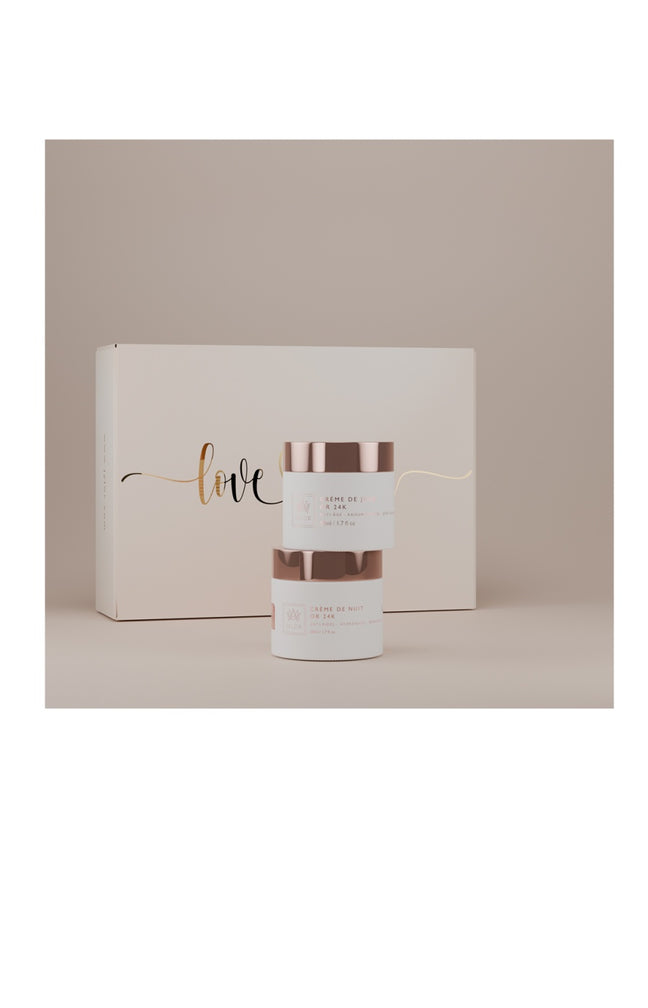 Coffret routine jour et nuit - Exclu Fête des Mères - Or 24K - Visage - 2 produits