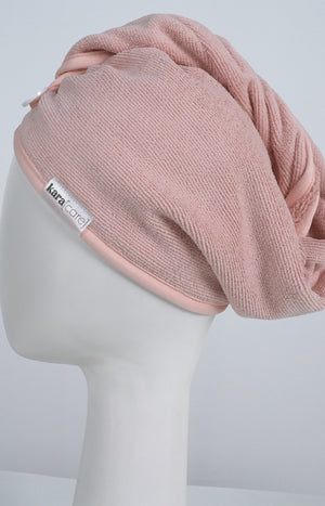 Serviette cheveux - Rose