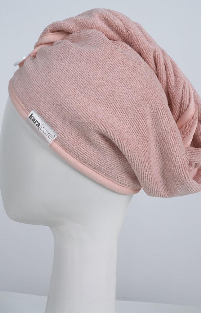 Serviette cheveux - Rose