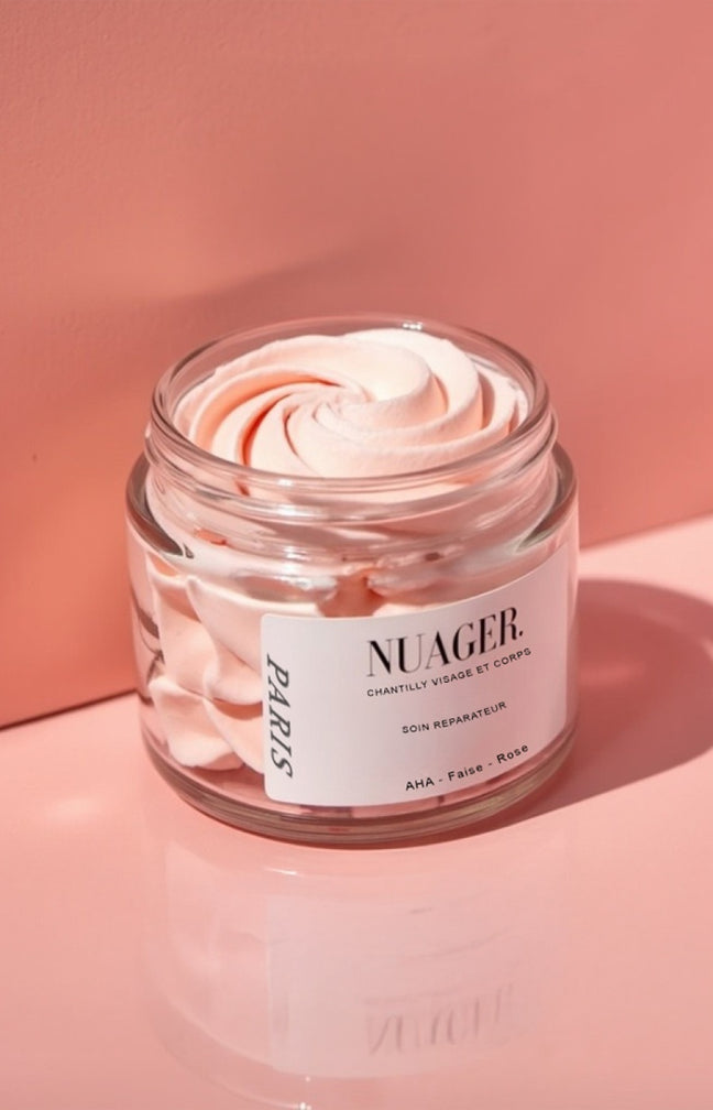 Chantilly exfoliante douce - Paris - Fraise & rose - 100 ml