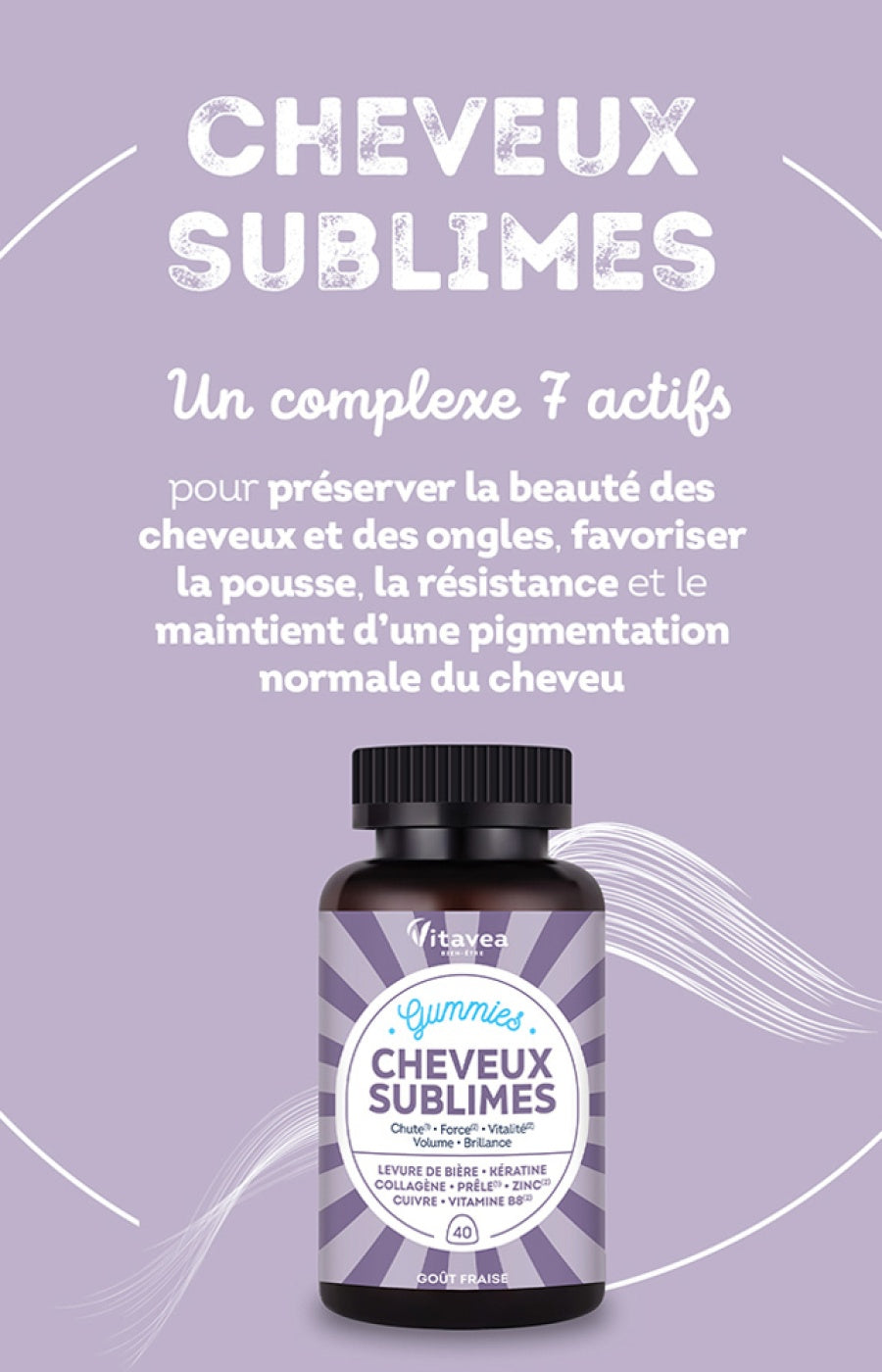 Gummies - Cheveux sublimes - 20 jours