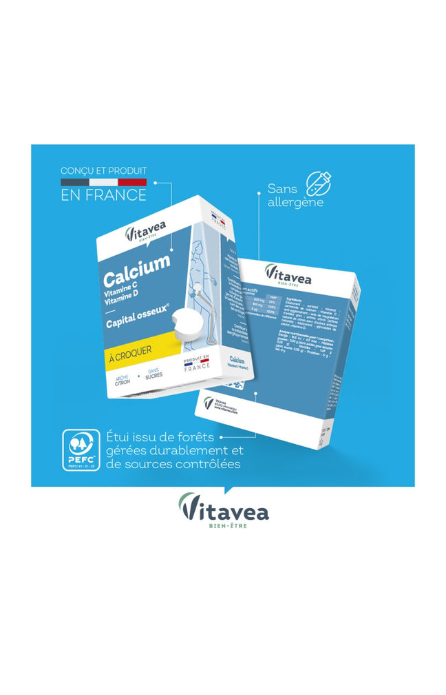 Cure capital osseux - Calcium & vitamines - 24 jours