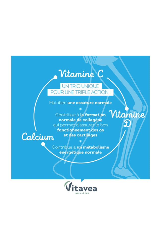 Cure capital osseux - Calcium & vitamines - 24 jours