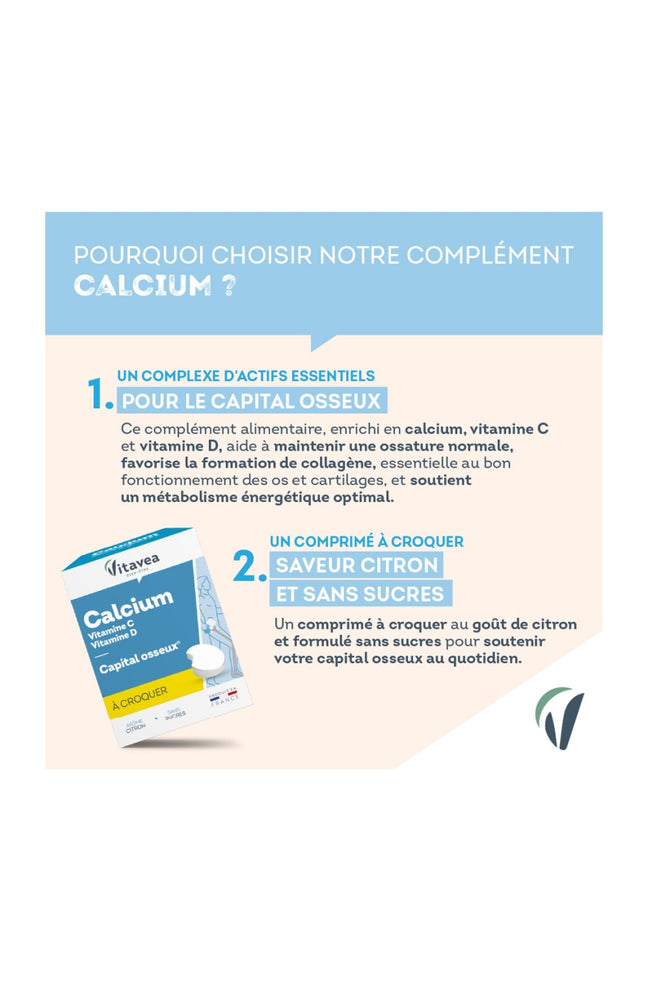 Cure capital osseux - Calcium & vitamines - 24 jours