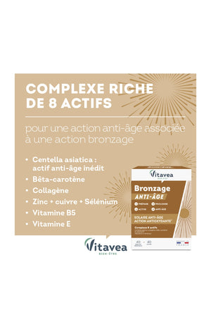 Cure anti-âge & bronzage - Vitamines & minéraux - 40 jours