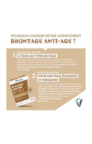 Cure anti-âge & bronzage - Vitamines & minéraux - 40 jours