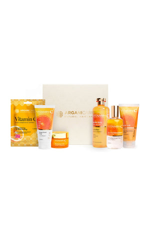 Coffret soin visage - Éclat & Vitalité – Vitamine C - 6 produits