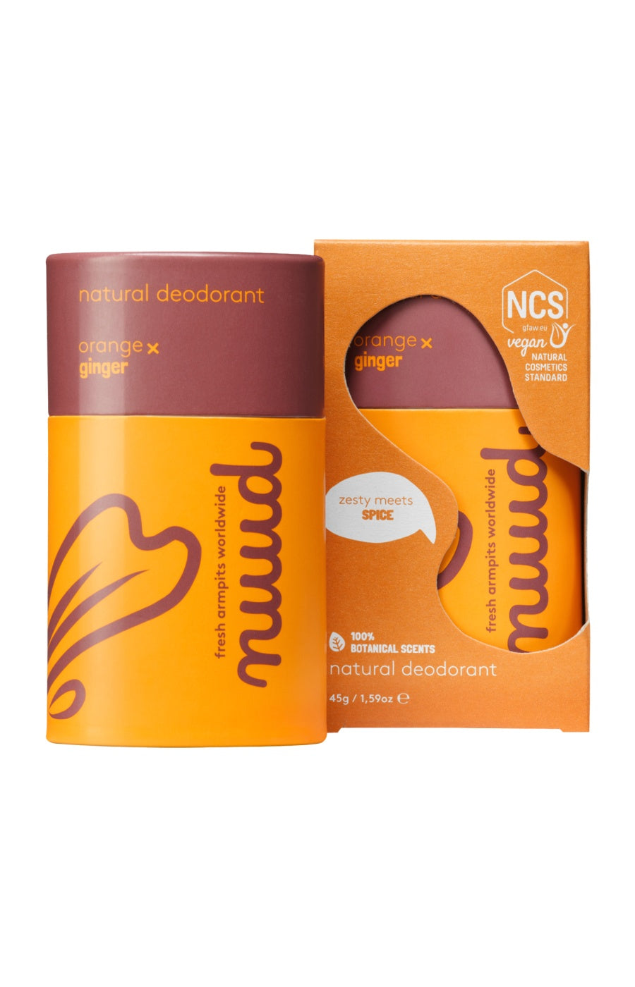 Déodorant stick naturel - Orange & Gingembre - 45 g